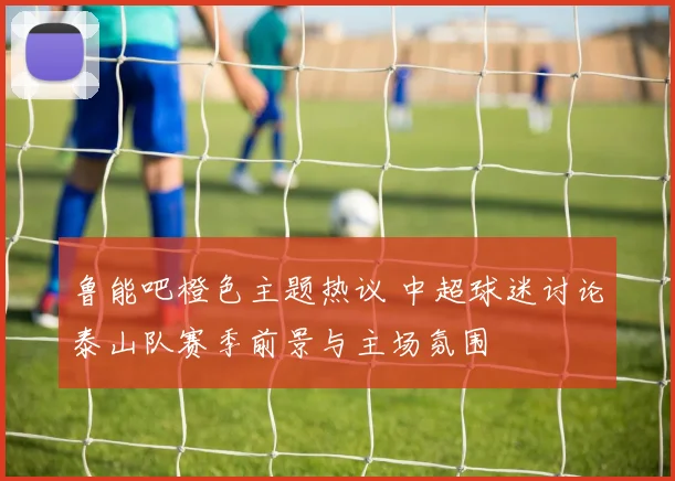 鲁能吧橙色主题热议 中超球迷讨论泰山队赛季前景与主场氛围