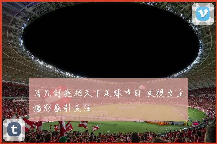 马凡舒亮相天下足球节目 央视女主播形象引关注